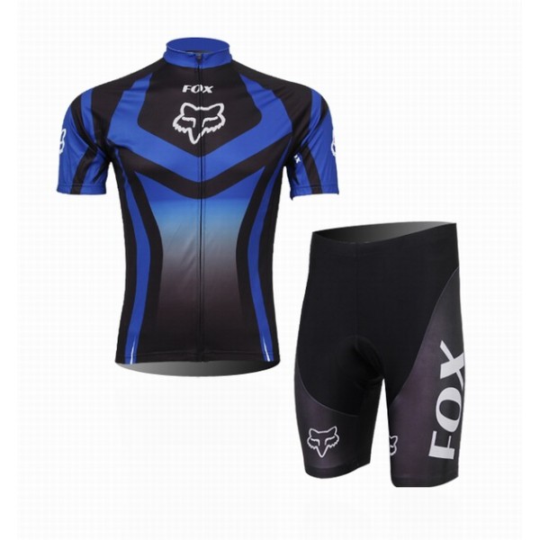 2014 Fox Racing Radbekleidung Radtrikot Kurzarm und Fahrradhosen Kurz Blau Radtrikot Kaufen 2014 Fox Racing Radbekleidung Radtrikot Kurzarm und Fahrradhosen Kurz Blau Radtrikot Kaufen