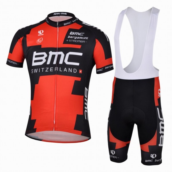 2013 BMC Racing Team Fahrradbekleidung Satz Fahrradtrikot Kurzarm Trikot und Kurz Trägerhose Radtrikot Kaufen