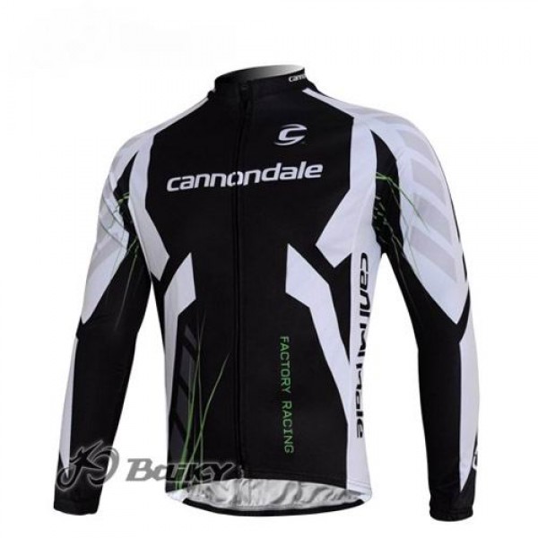 Cannondale Pro Team Fahrradtrikot Langarm Schwarz Weiß Radtrikot Kaufen