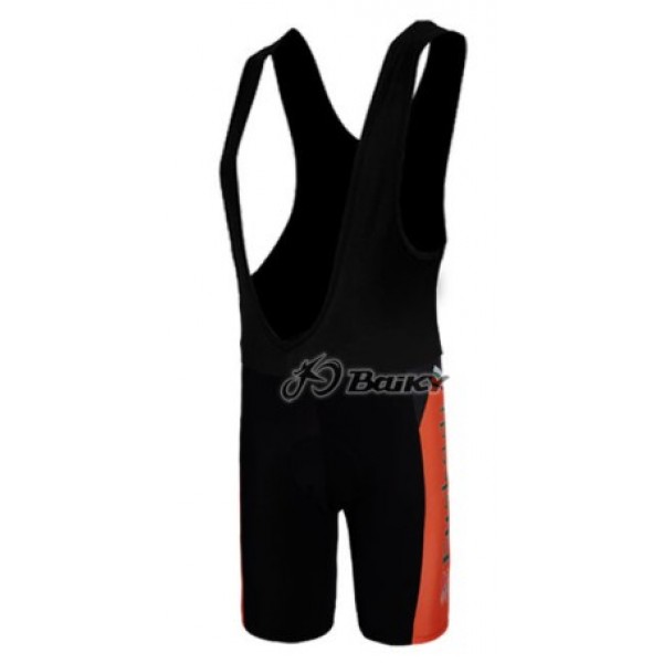 Euskaltel-Euskadi Pro Team Kurz Trägerhose Orange Radtrikot Kaufen