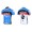 2013 Garmin Sharp Barracuda Cervelo Fahrradbekleidung Satz Fahrradtrikot Kurzarm Trikot und Kurz Trägerhose Blau Radtrikot Kaufen