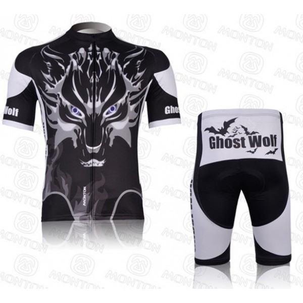 2012 Ghost Wolf Radbekleidung Radtrikot Kurzarm und Fahrradhosen Kurz Radtrikot Kaufen