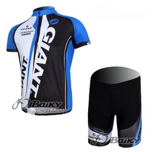 Giant Sram Pro Team Radtrikot Kurzarm Kurz Radhose Kits Weiß Blau Schwarz Radtrikot Kaufen