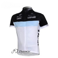 Leopard Trek Pro Team Radtrikot Kurzarm Schwarz Blau Weiß Radtrikot Kaufen