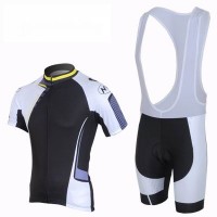 2013 Northwave Fahrradbekleidung Satz Fahrradtrikot Kurzarm Trikot und Kurz Trägerhose Schwarz Weiß Radtrikot Kaufen
