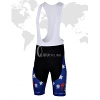 2013 Saxo Bank Tinkoff USA Champion Kurz Trägerhose Blau Weiß Rot Radtrikot Kaufen