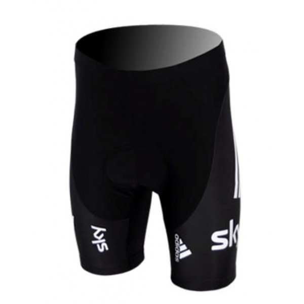 Team Sky UCI Kurz Radhose Schwarz Weiß 2013 Radtrikot Kaufen