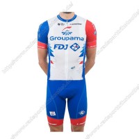 Profiteams Groupama Fdj 2021 Fahrradbekleidung Satz Radtrikot Kurzarm+Radho Radtrikot Kaufen