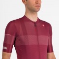 Herren Trofeo Giro d'Italia 2024 Trikot-Bordeaux Radtrikot Kaufen