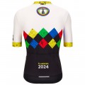 Herren Santini UCI Gravel Weltmeisterschaft trikot Flandern 2024-Schwarz Radtrikot Kaufen