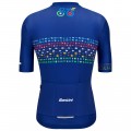 Herren Zurich 2024 Santini UCI Masters Weltmeister trikot-Blau Radtrikot Kaufen