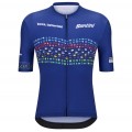 Herren Zurich 2024 Santini UCI Masters Weltmeister trikot-Blau Radtrikot Kaufen