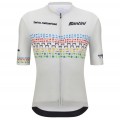 Herren Zurich 2024 Santini UCI Masters Weltmeister trikot-Grau Radtrikot Kaufen