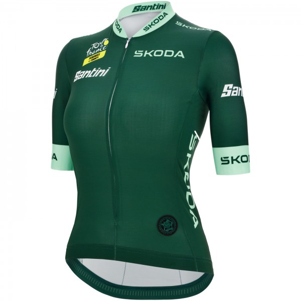 Damen Tour de France 2024 Grun frau trikot Radtrikot Kaufen