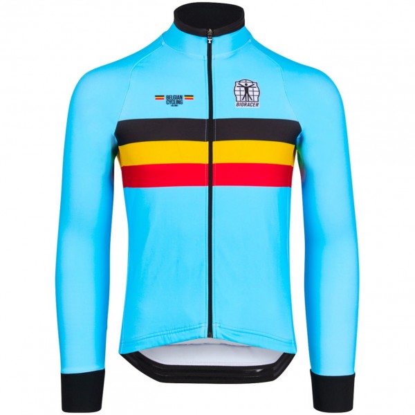 Herren Bioracer Belgischen Nationalen 2025 Icon Tempest jacke Radtrikot Kaufen