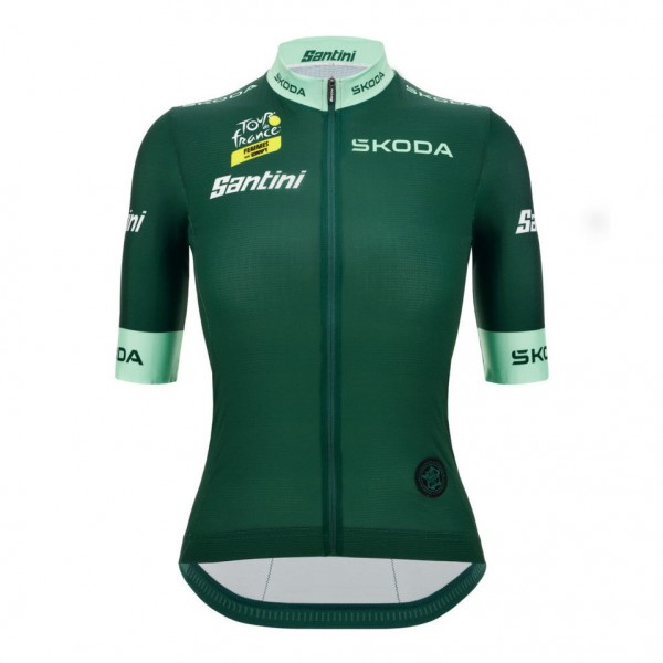 Damen Grüne frau trikot Tour de France 2025 Fan Line Radtrikot Kaufen