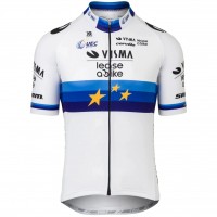 Herren Team Visma Lease a bike 2025 trikot-Europameister Radtrikot Kaufen