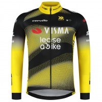 Herren Team Visma Lease a bike 2025 The Swarm langarm trikot-Tdf Radtrikot Kaufen