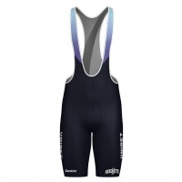 Herren Team Unibet Rockets 2025 Santini tragerhose-Blau Radtrikot Kaufen