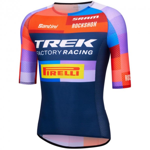 Herren Santini Trek Factory Racing 2025 XC trikot Radtrikot Kaufen Herren Santini Trek Factory Racing 2025 XC trikot Radtrikot Kaufen