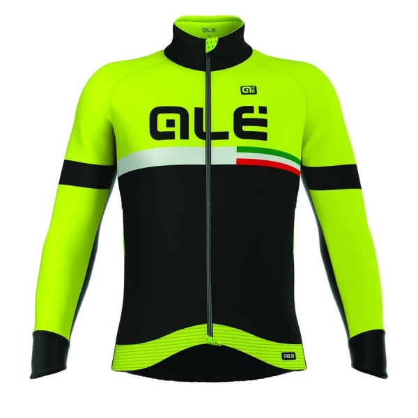 2016 ALE TIRRENO Radtrikot Langarm-Schwarz GELB FLUO Radtrikot Kaufen 2016 ALE TIRRENO Radtrikot Langarm-Schwarz GELB FLUO Radtrikot Kaufen