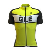 2016 ALE Graphics Excel Criterium-gelbs Fluo Radtrikot Kurzarm Radtrikot Kaufen
