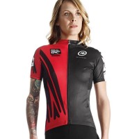 2016 Assos schwarz rot Radtrikot Kurzarm Damen Radtrikot Kaufen