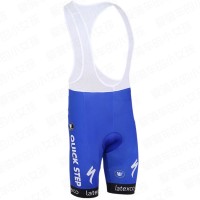 2016 QUICK STEP Pro Kurz Trägerhose Blau Radtrikot Kaufen
