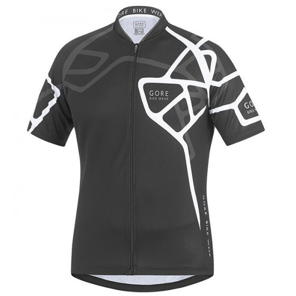 2016 GORE Element Adrenalin II schwarz Weiß Radtrikot Kurzarm Radtrikot Kaufen