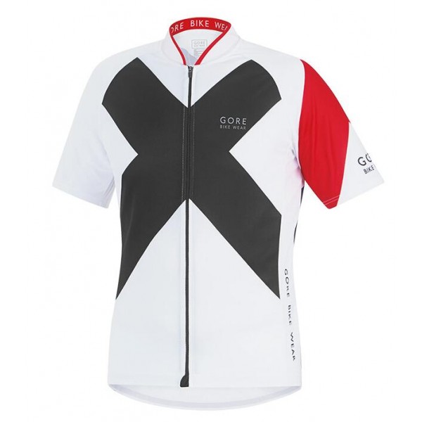 2016 GORE Element X-Road Weiß schwarz Radtrikot Kurzarm Radtrikot Kaufen