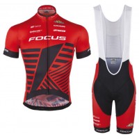 2016 GSG Focus XC Rouge Fahrradbekleidung Satz Fahrradtrikot Kurzarm Trikot und Kurz Trägerhose Radtrikot Kaufen