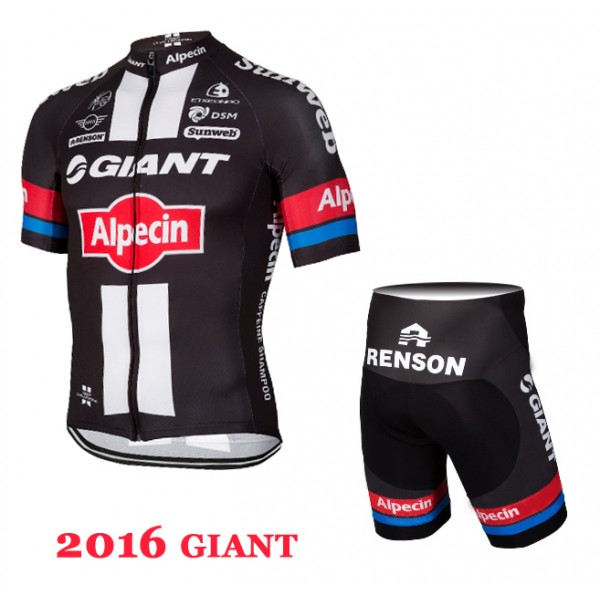 2016 Giant Radbekleidung Radtrikot Kurzarm und Fahrradhosen Kurz Radtrikot Kaufen