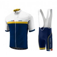 2016 Morvelo Tour de France Fahrradbekleidung Satz Fahrradtrikot Kurzarm Trikot und Kurz Trägerhose Radtrikot Kaufen