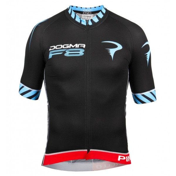 2016 Pinarello Dogma F8 schwarz-blau Radtrikot Kurzarm Radtrikot Kaufen
