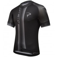 2016 Pinarello Gan Fahrradbekleidung Kurzarm Radtrikot schwarz gris Radtrikot Kaufen