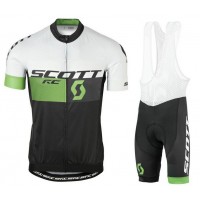 2016 Scott RC Grün Fahrradbekleidung Satz Fahrradtrikot Kurzarm Trikot und Kurz Trägerhose Radtrikot Kaufen