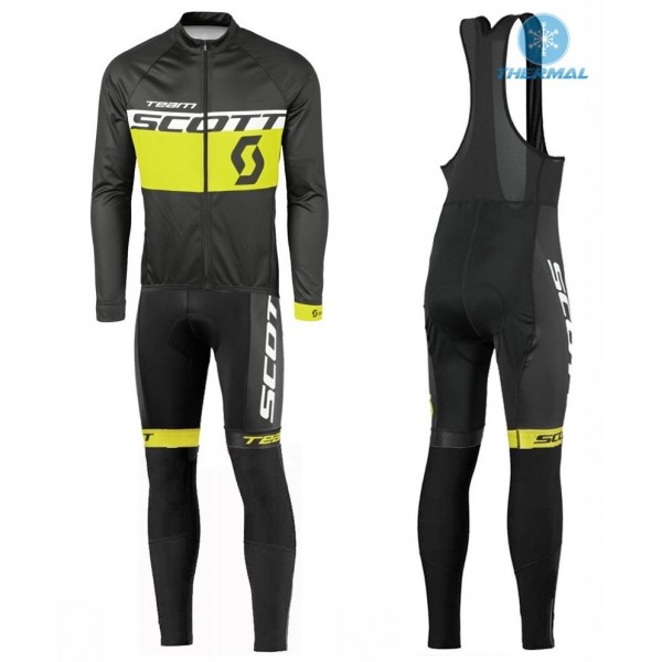 2016 Scott Team Schwarz-Gelb thermisch Fahrradbekleidung Satz Radtrikot Langarm+Lang Trägerhose Radtrikot Kaufen 2016 Scott Team Schwarz-Gelb thermisch Fahrradbekleidung Satz Radtrikot Langarm+Lang Trägerhose Radtrikot Kaufen