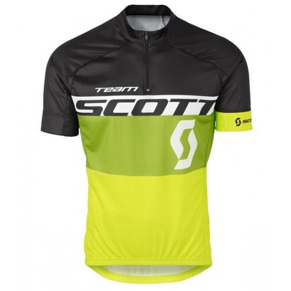 2016 Scott schwarz Grün gelb Radtrikot Kurzarm Radtrikot Kaufen 2016 Scott schwarz Grün gelb Radtrikot Kurzarm Radtrikot Kaufen