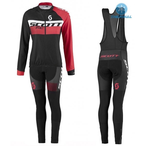 2016 Scott RC Schwarz-Rot Damen thermisch Fahrradbekleidung Satz Radtrikot Langarm+Lang Trägerhose Radtrikot Kaufen 2016 Scott RC Schwarz-Rot Damen thermisch Fahrradbekleidung Satz Radtrikot Langarm+Lang Trägerhose Radtrikot Kaufen