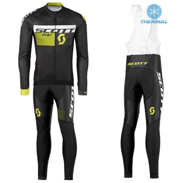 2016 Scott RC Schwarz-Gelb thermisch Fahrradbekleidung Satz Radtrikot Langarm+Lang Trägerhose Radtrikot Kaufen 2016 Scott RC Schwarz-Gelb thermisch Fahrradbekleidung Satz Radtrikot Langarm+Lang Trägerhose Radtrikot Kaufen