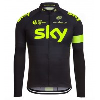 2016 Sky Team Fluo Ausgabe Radtrikot Langarm Radtrikot Kaufen