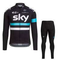 2016 Sky Fahrradbekleidung Radtrikot Satz Langarm und Lange Fahrradhose Radtrikot Kaufen