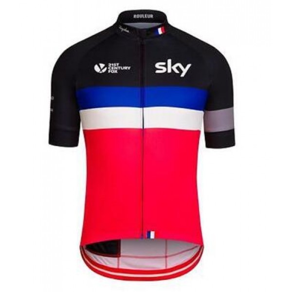 2016 SKY France Radtrikot Kurzarm Radtrikot Kaufen