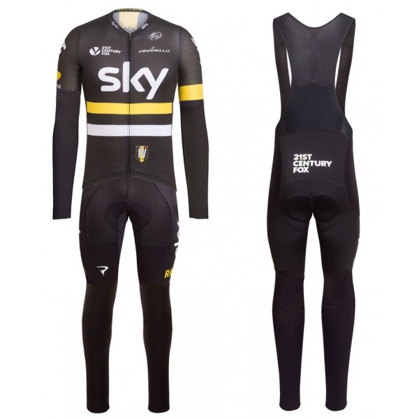 2016 Team Sky IV Schwarz-Gelb Fahrradbekleidung Satz Radtrikot Langarm+Lang Trägerhose Radtrikot Kaufen 2016 Team Sky IV Schwarz-Gelb Fahrradbekleidung Satz Radtrikot Langarm+Lang Trägerhose Radtrikot Kaufen