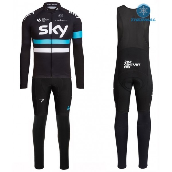 2016 Team Sky Pro Schwarz thermisch Fahrradbekleidung Satz Radtrikot Langarm+Lang Trägerhose Radtrikot Kaufen 2016 Team Sky Pro Schwarz thermisch Fahrradbekleidung Satz Radtrikot Langarm+Lang Trägerhose Radtrikot Kaufen