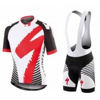 2016 Specialized Comp Racing Ss blanc Fahrradbekleidung Satz Fahrradtrikot Kurzarm Trikot und Kurz Trägerhose Radtrikot Kaufen