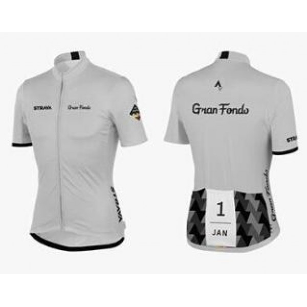 2016 Strava Radtrikot Kurzarm grau Radtrikot Kaufen