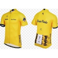 2016 Strava Radtrikot Kurzarm gelb Radtrikot Kaufen