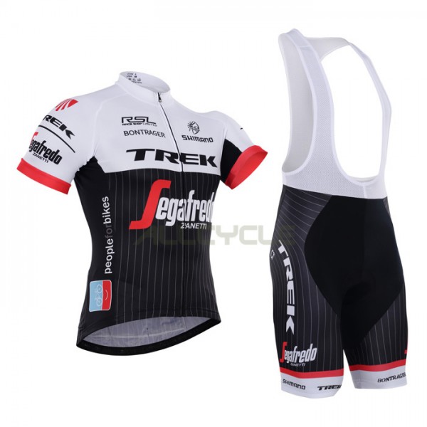 2016 Trek Segafredo Fahrradbekleidung Satz Fahrradtrikot Kurzarm Trikot und Kurz Trägerhose 02 Radtrikot Kaufen