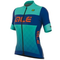 2017 Damen Ale R-EV1 Rumbles Radtrikot Kurzarm Light Blau Radtrikot Kaufen